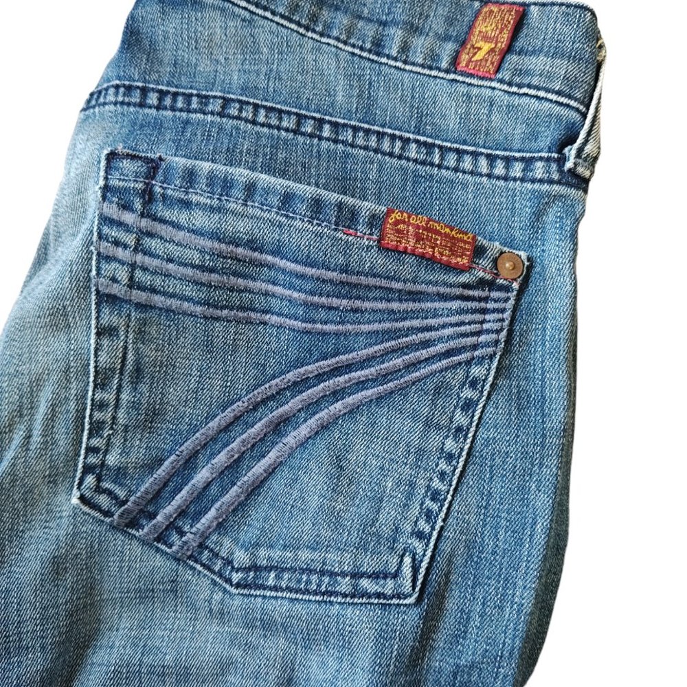7 for all mankind Dojo jeans women’s 29 blue denim y2k flare retro festival